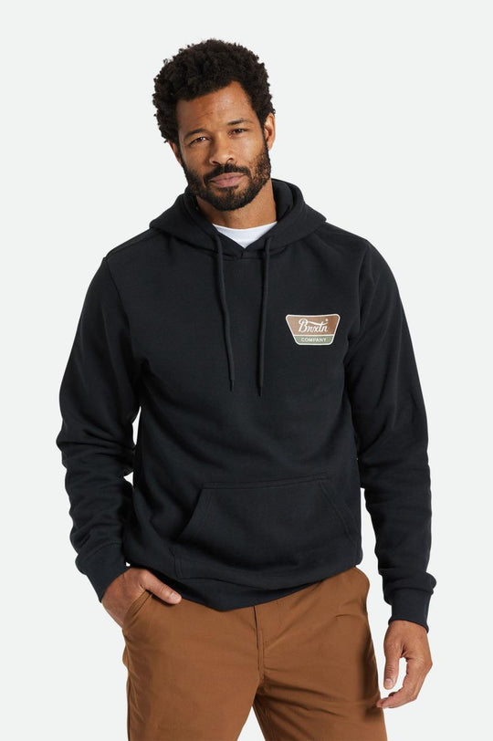 
       Brixton Linwood Hood - Black/Bison
     