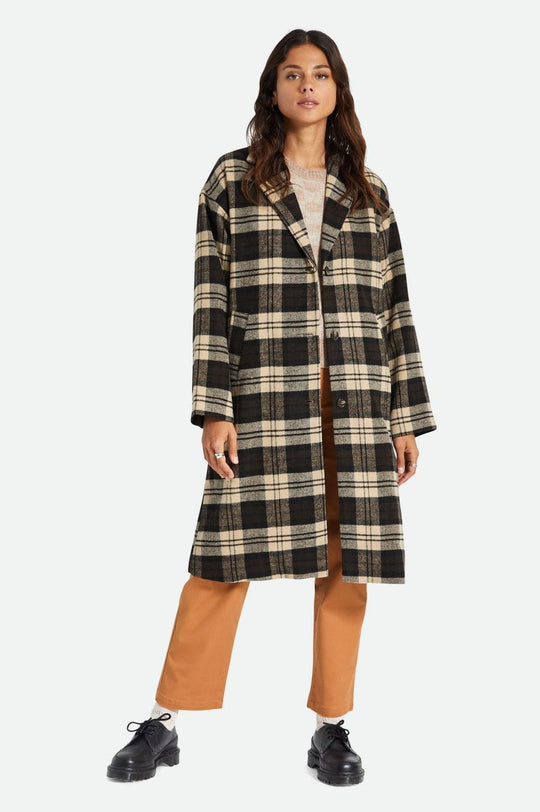 
       Brixton Cicely Coat - Seal Brown
     