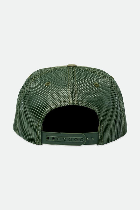 
       Brixton Peace Shield MP Trucker Hat - Olive Surplus/Olive Surplus
     