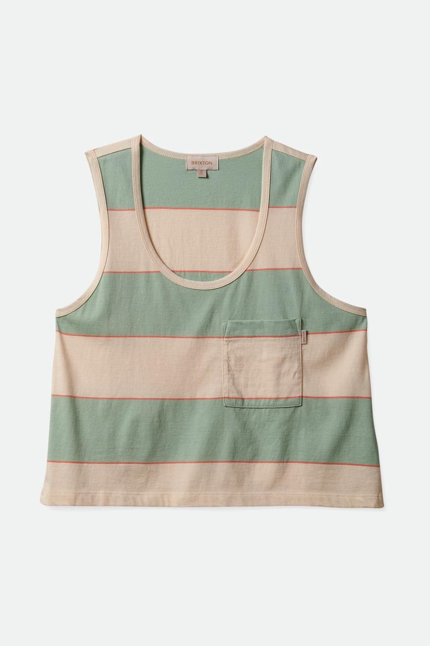 
       Brixton Carefree Pocket Tank - Seafoam
     