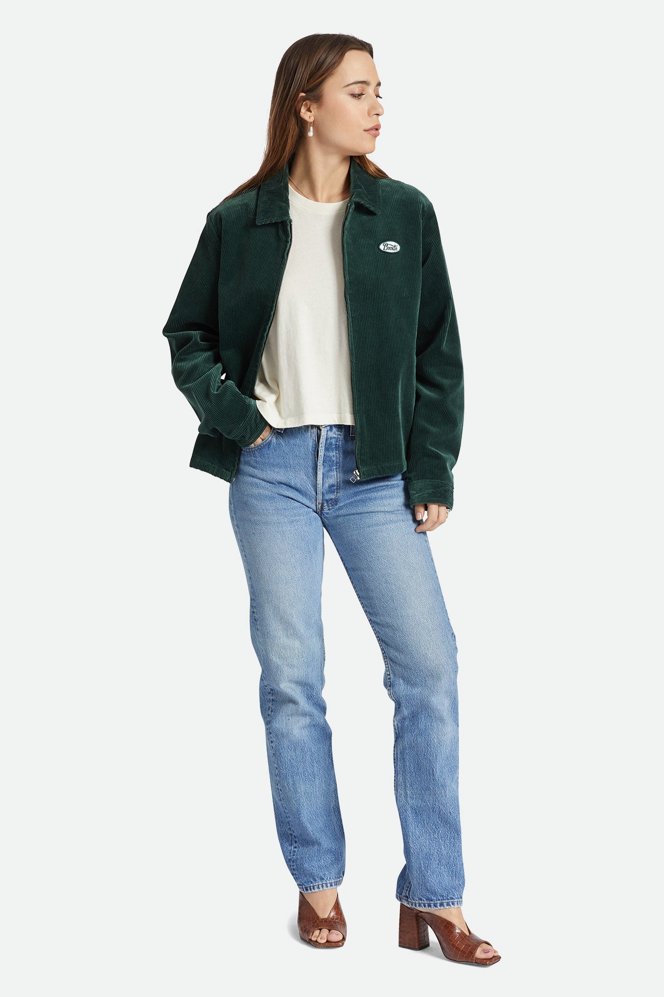 Women\'s Utopia Eisenhower Jacket - Emerald Brixton –