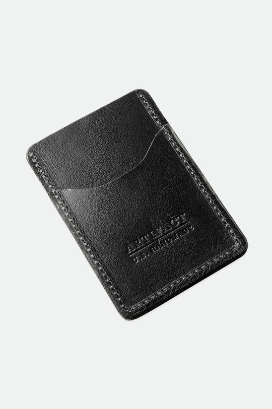 
       Brixton Brixton x Artifact Leather Card Holder Wallet - Black
     