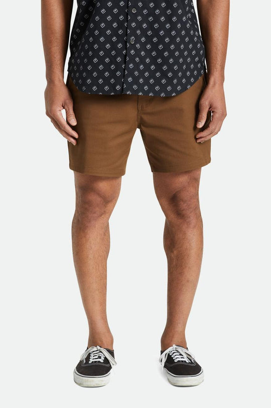 
       Brixton Choice Chino Short 5&quot; - Dark Earth
     