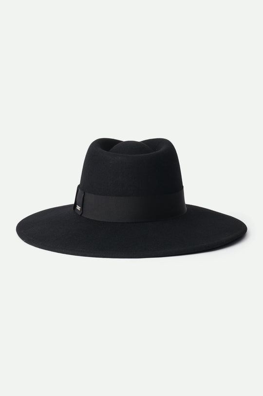 
       Women&#39;s Joanna Felt Hat - Black - Additional Laydown 1
     