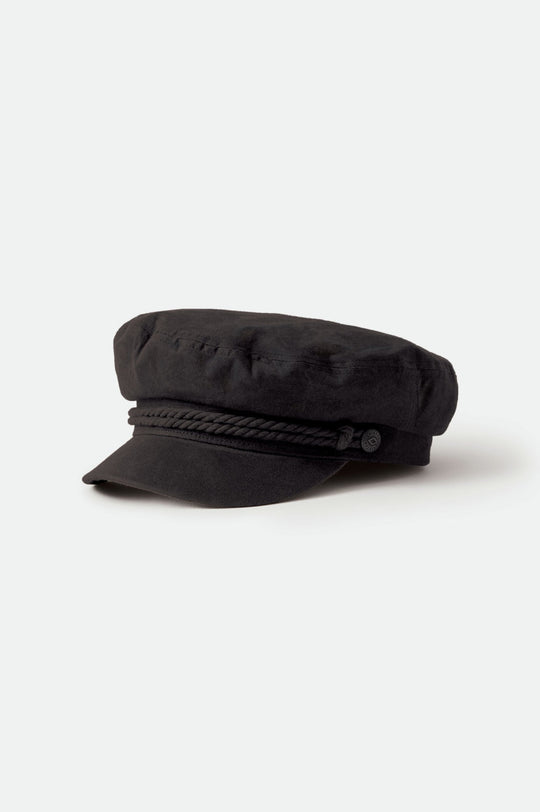 
       Unisex Fiddler Cap - Black - Additional Laydown 2
     