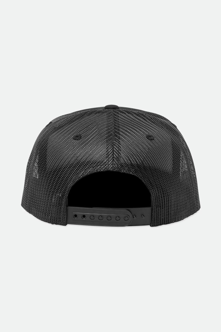 
       Brixton Peace Shield MP Trucker Hat - Black/Black
     