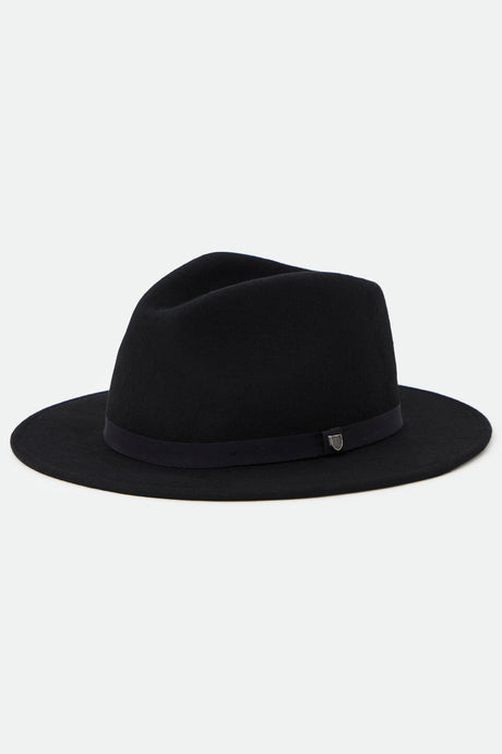 Messer Packable Fedora - Black/Black