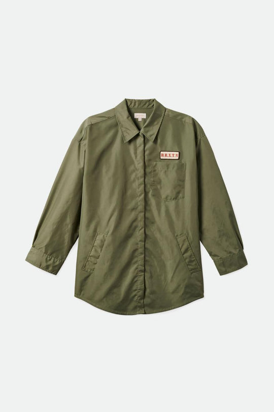 
       Brixton Bora Vintage Nylon Jacket - Olive Surplus
     