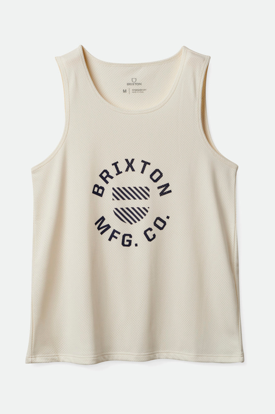 
       Brixton Shield Crest Tank - Off White
     