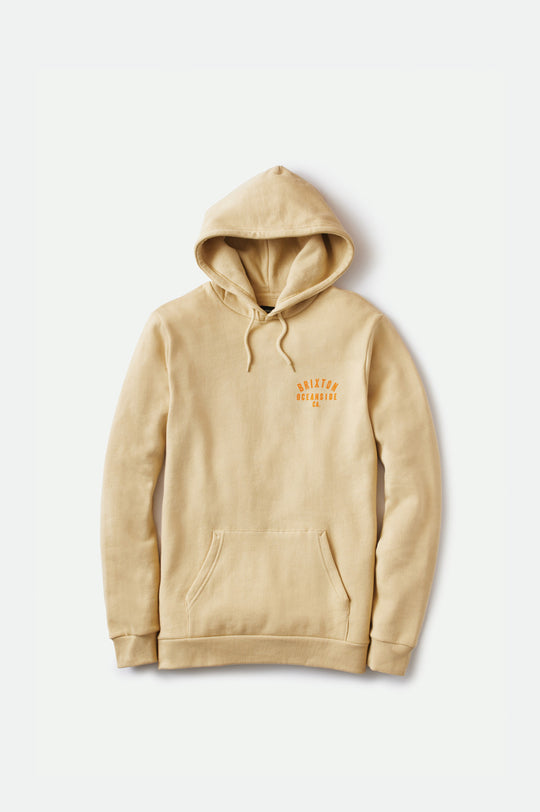 
       Brixton Woodburn Oceanside Hood Fleece - Gravel/Orange
     