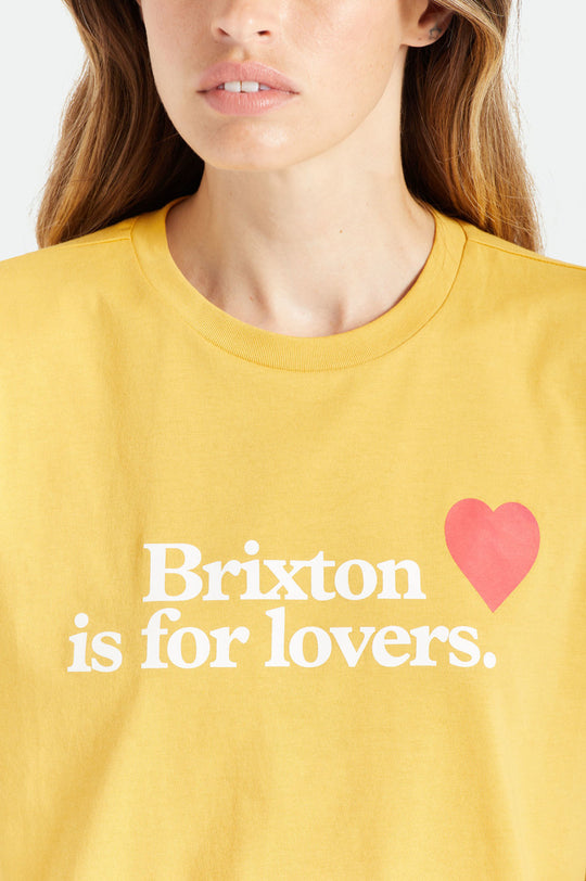 
       Brixton Lovers S/S Skimmer Tee - Bright Gold
     