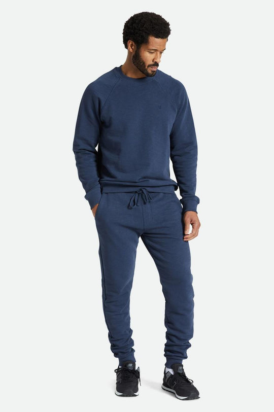 
       Brixton Slub French Terry Jogger - Washed Navy
     