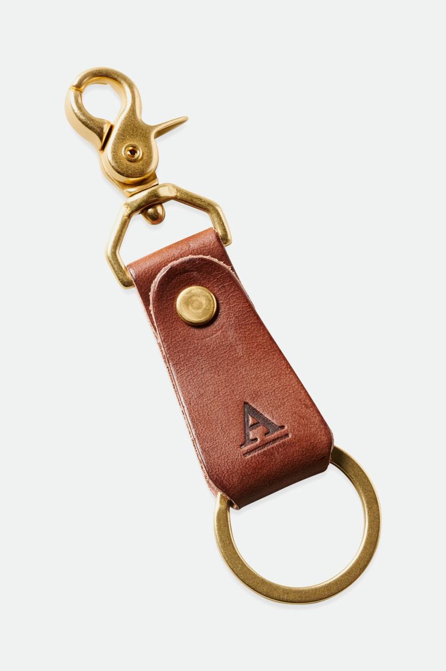 
       Brixton Brixton x Artifact Leather Key Clip - Brown
     