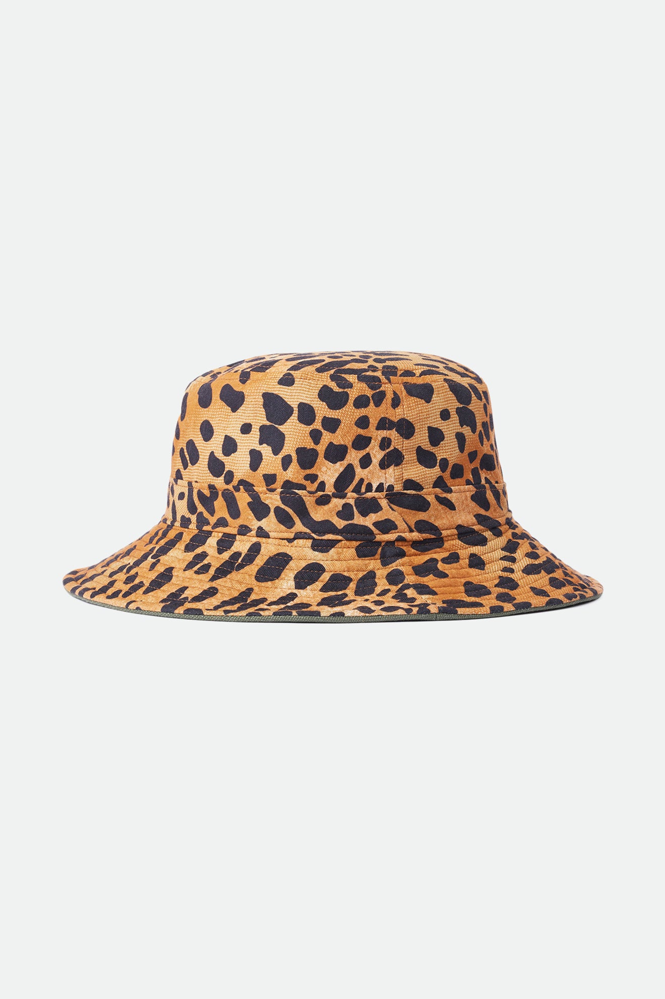 
       Women&#39;s Petra Packable Bucket Hat - Military Olive/Leopard - Back Side
     