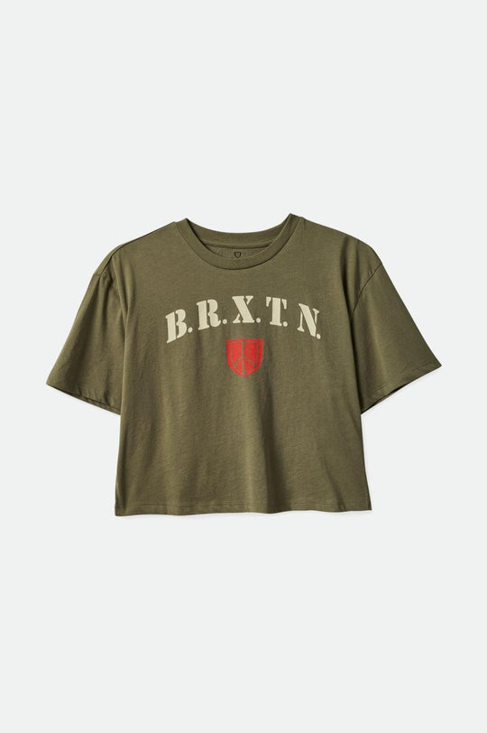 
       Brixton Peace Shield S/S Skimmer Tee - Olive Surplus
     