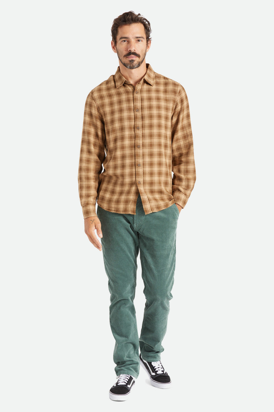 
       Brixton Cruz Soft Weave L/S Flannel - Mojave/Deep Palm
     