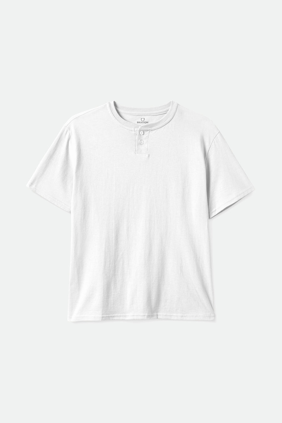 
       Brixton Basic S/S Henley Tee - White
     