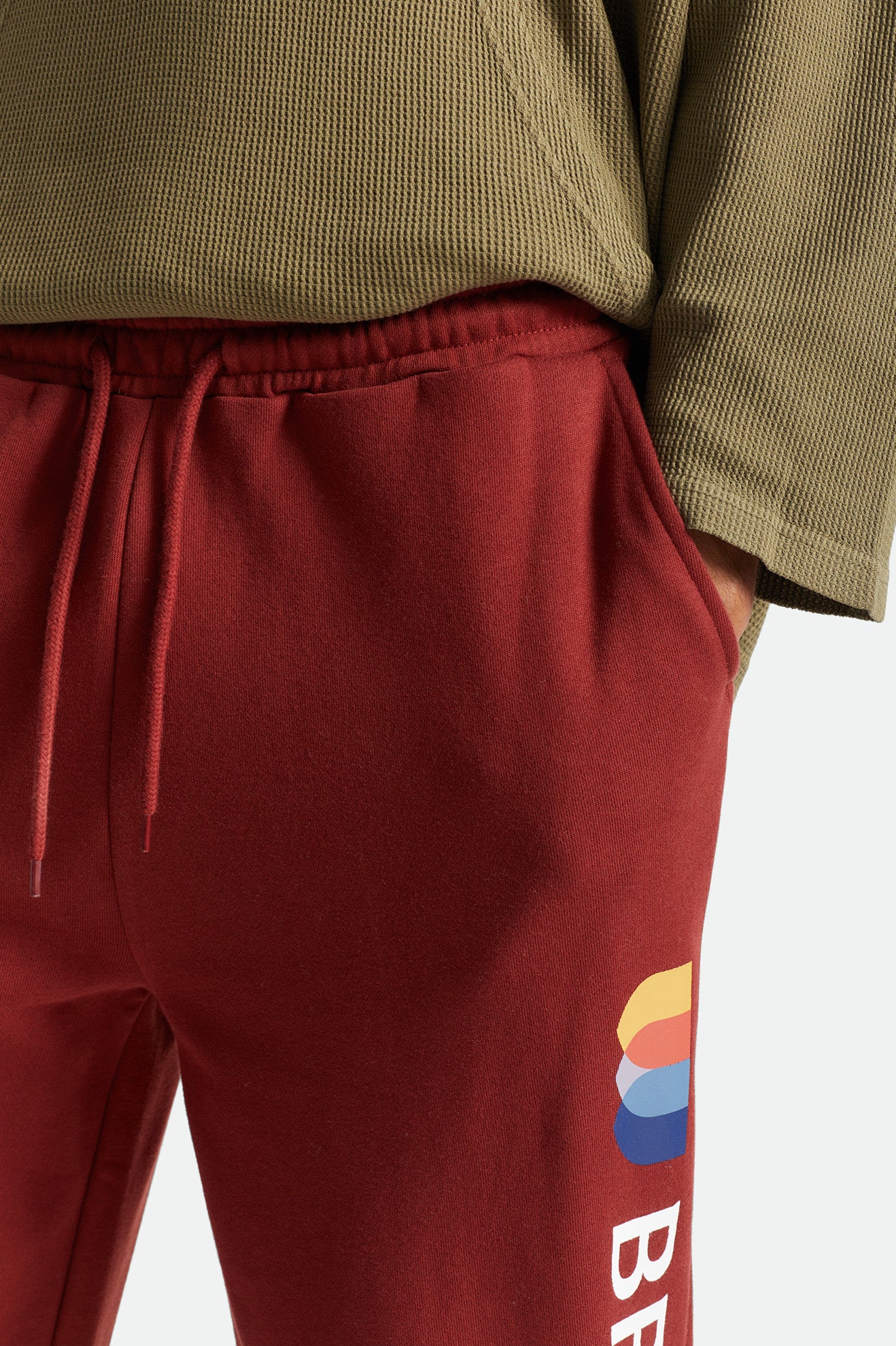 
       Brixton Alton Sweatpant - Dark Brick
     