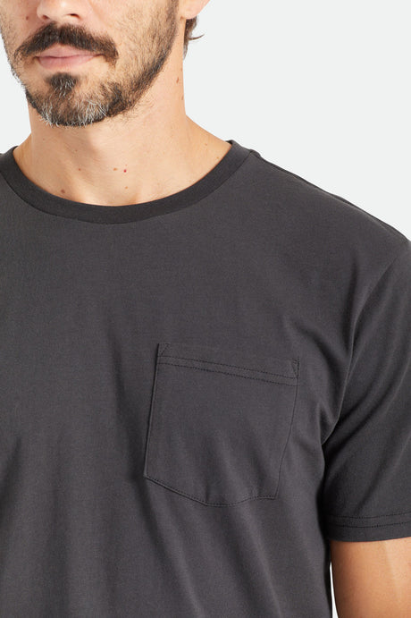 
       Brixton Premium Cotton S/S Pocket T-Shirt - Black
     