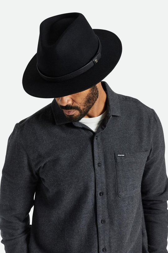 
       Brixton Brixton Adjustable Shield Hat Band - Black Crocodile
     