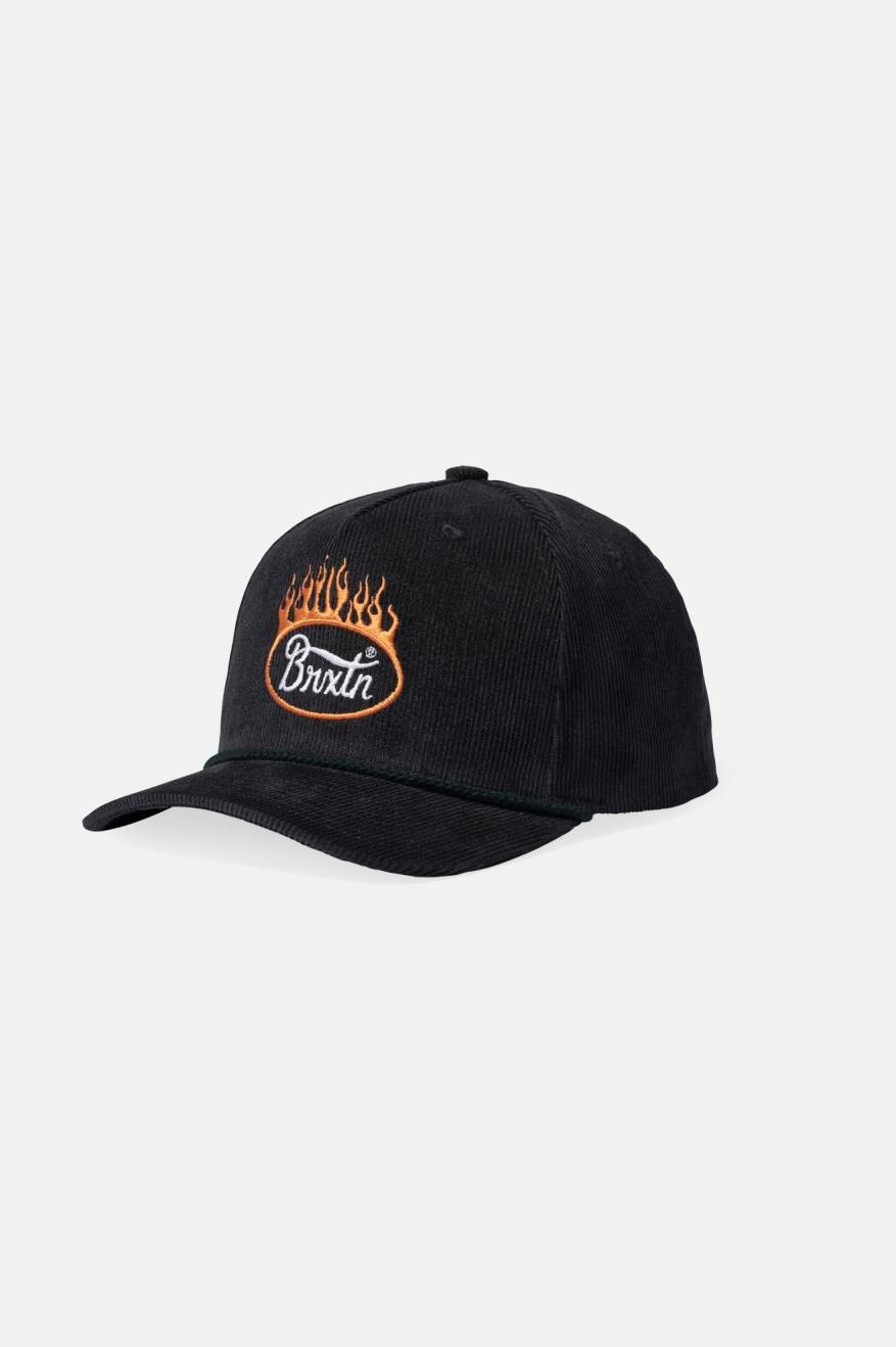 
       Brixton Parsons Flame C MP Snapback - Black
     