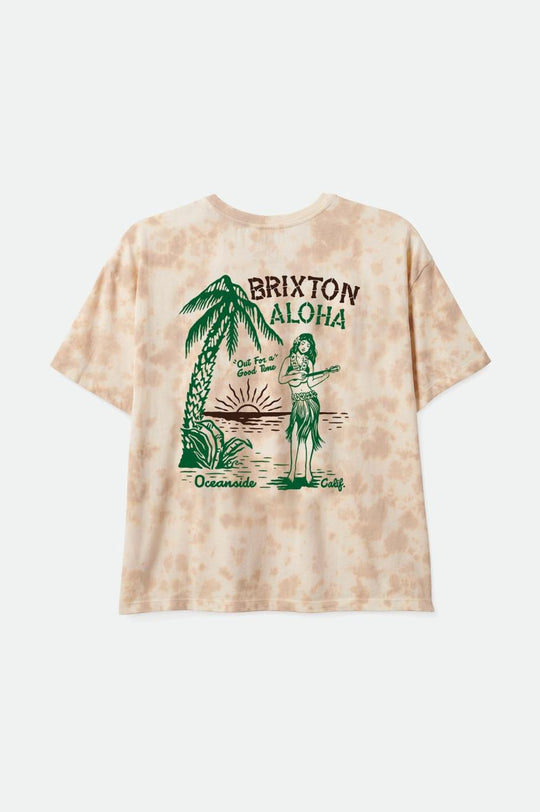 
       Brixton Good Time Oversized Boyfriend Tee - Safari Cloud Wash
     