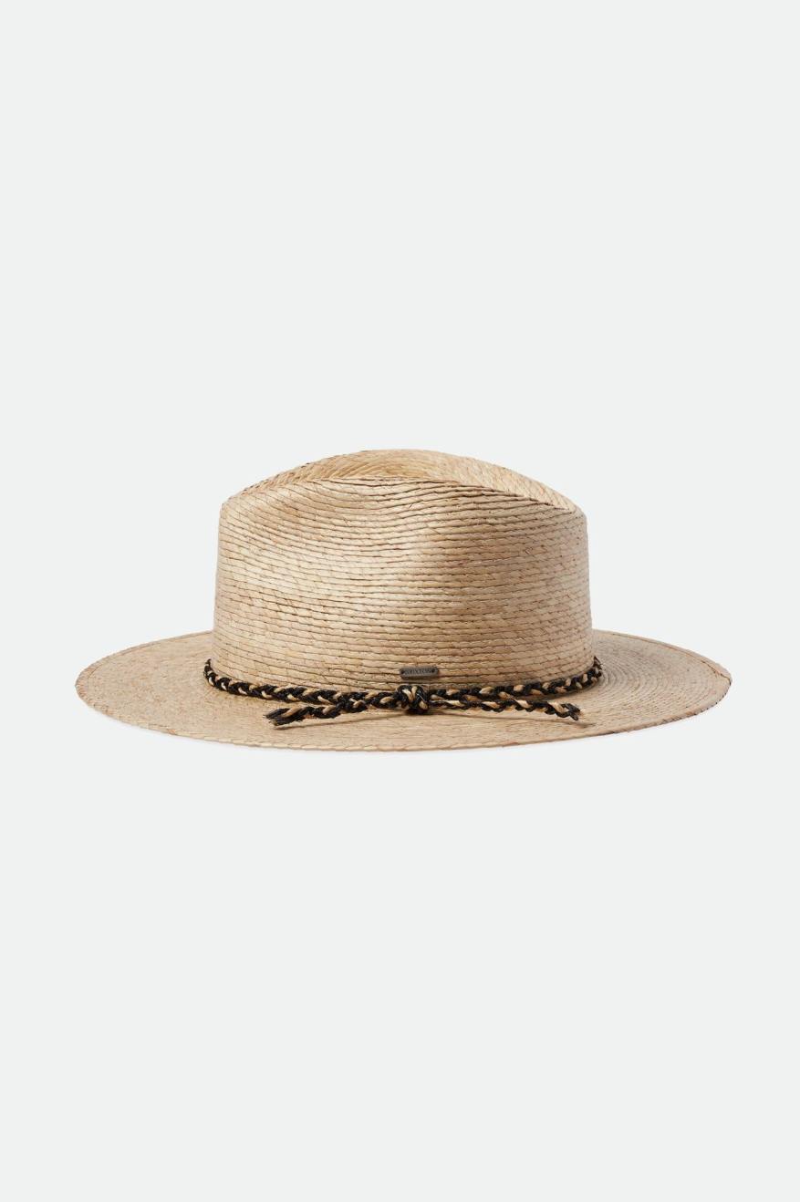 
       Brixton Messer Western Straw Fedora - Natural
     