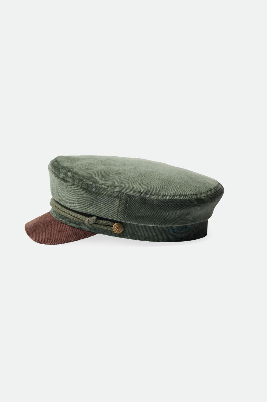 
       Brixton Fiddler Cap - Dark Forest/Brown
     