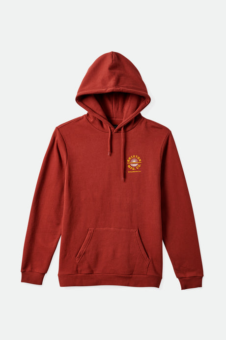 Coast Oceanside Hood Fleece - Dark Brick