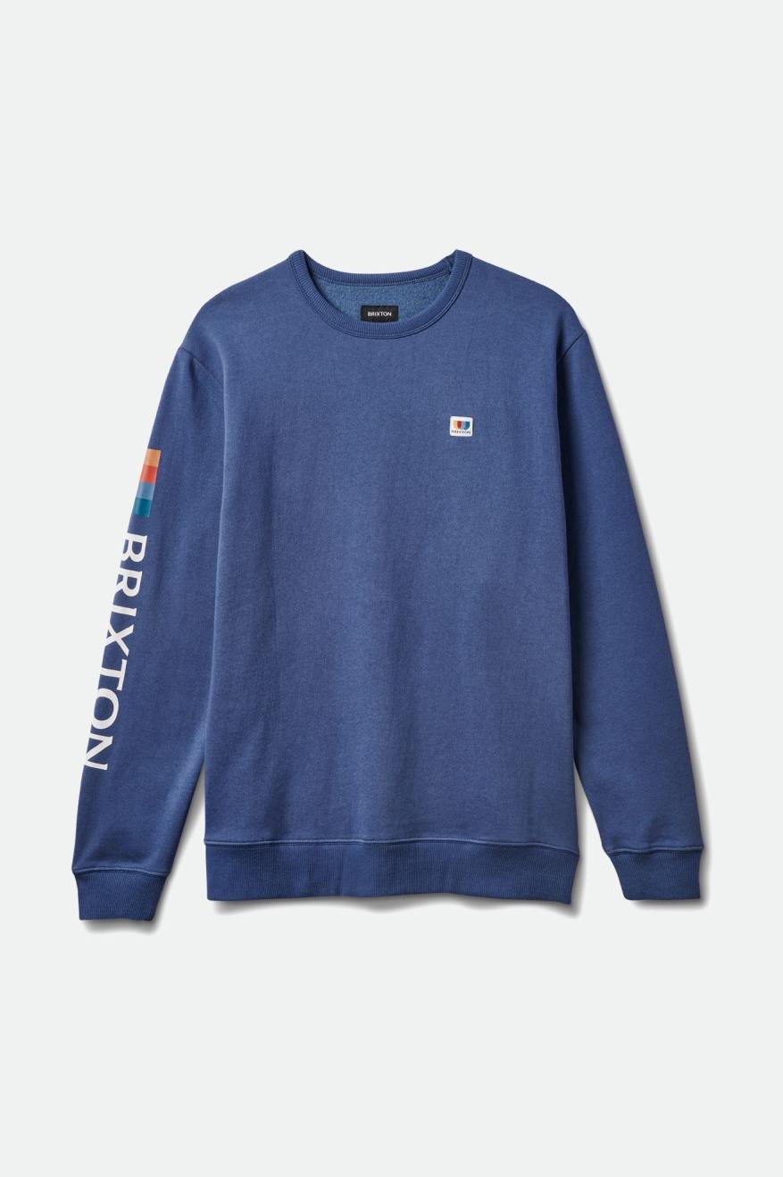 
       Brixton Alton Crew - Pacific Blue
     