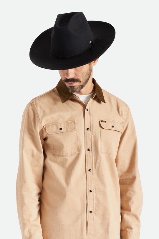 
       Brixton Sedona Reserve Cowboy Hat - Black
     