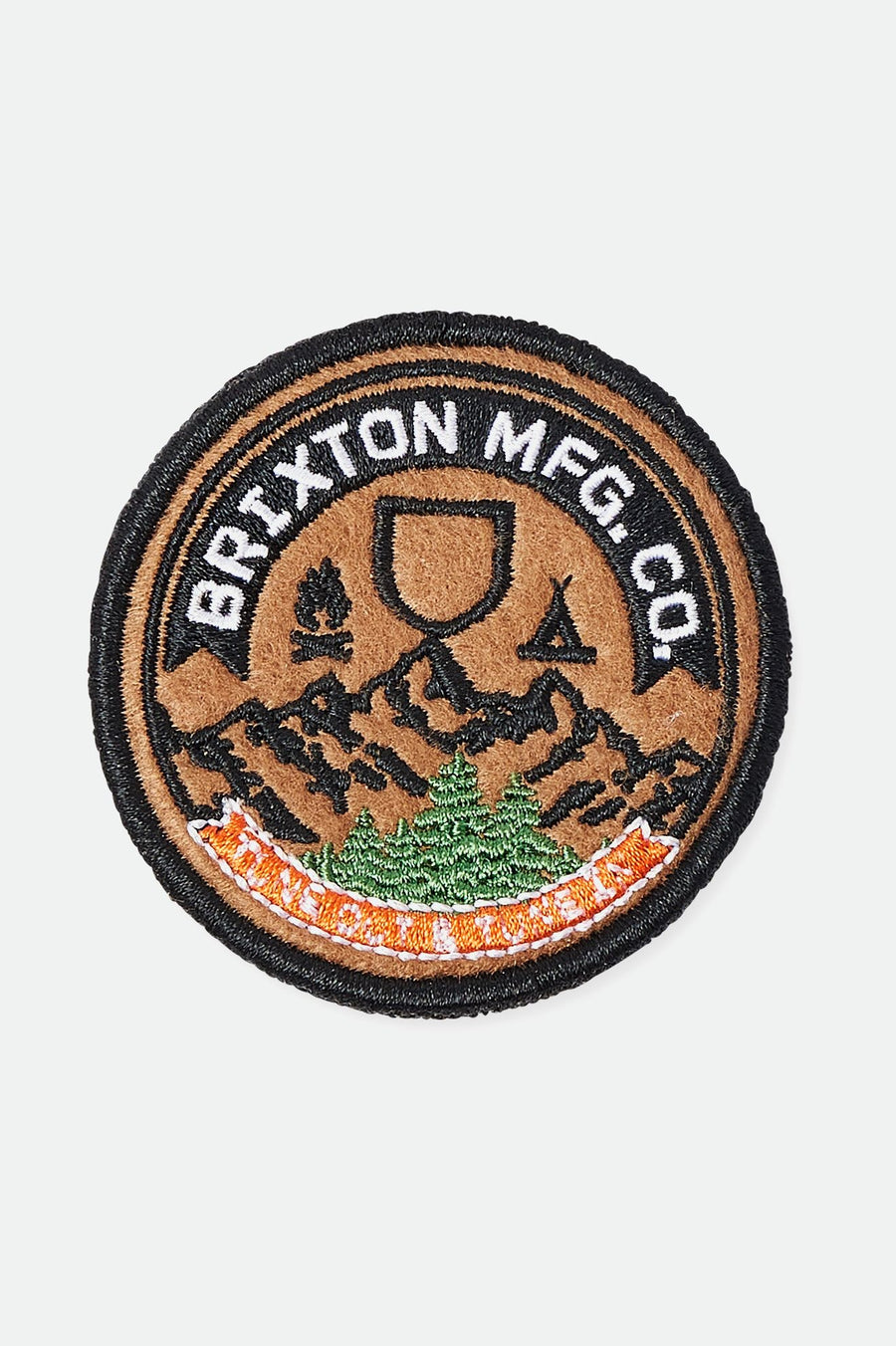 
       Brixton Tune Out Velcro Patch  - Gold
     