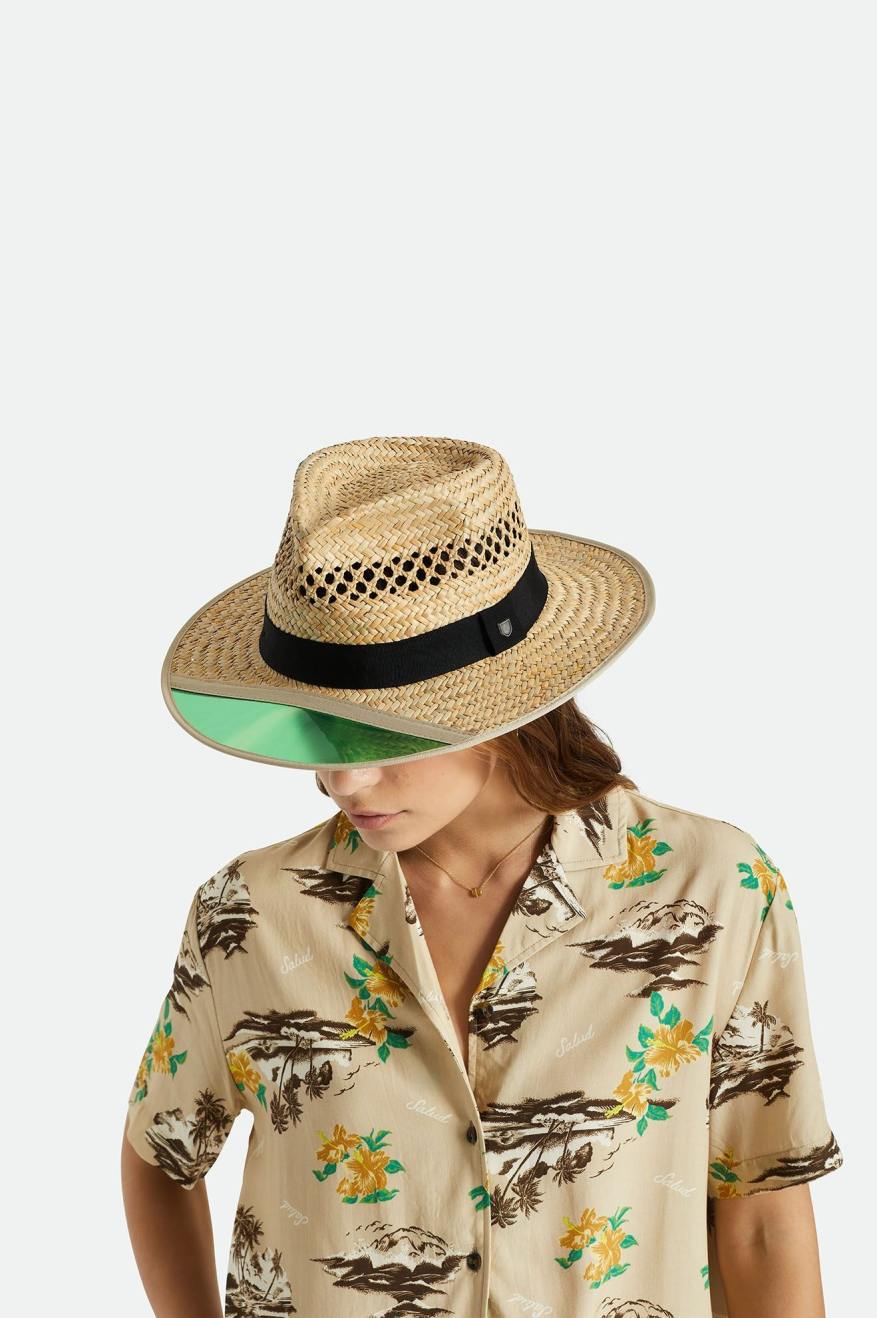 
       Brixton Hunter Straw Fedora - Tan
     