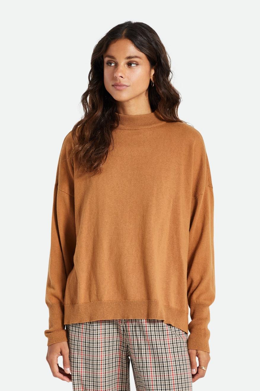 
       Brixton Reserve Women&#39;s Oversized Cashmere Sweater - Lion
     