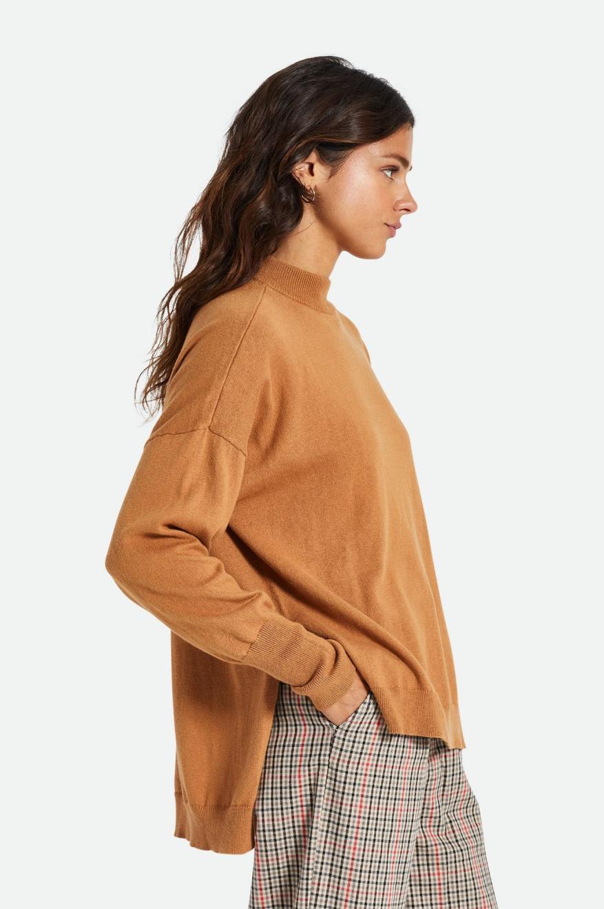 
       Brixton Reserve Women&#39;s Oversized Cashmere Sweater - Lion
     