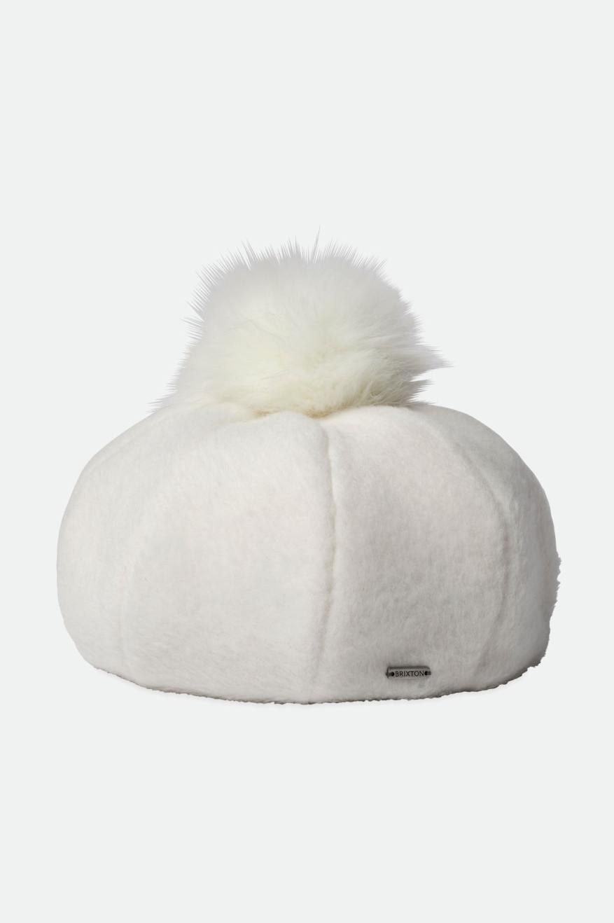 
       Brixton Natalie Oversized Pom Beret - Off White
     