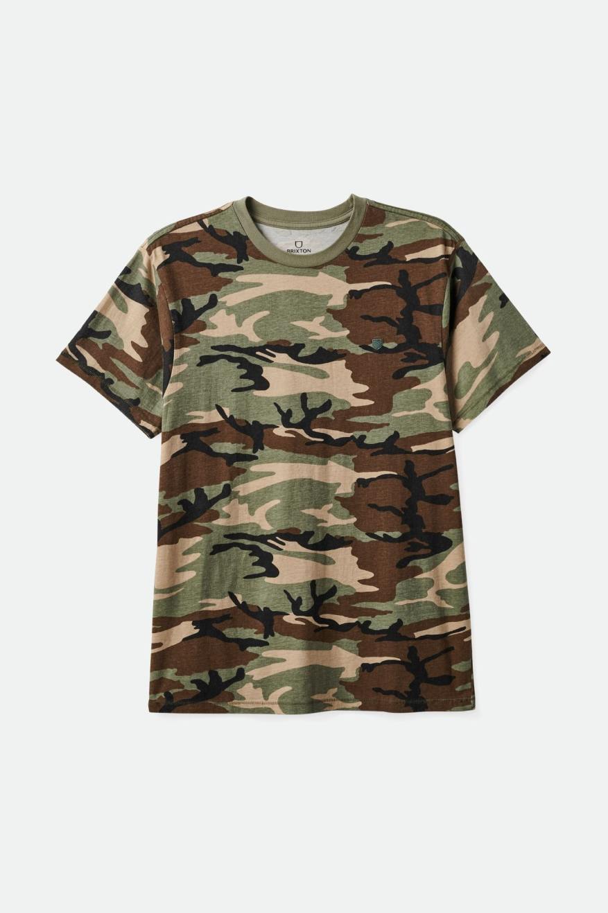 
       Brixton Vintage Reserve S/S Tee - Camo Vintage Wash
     