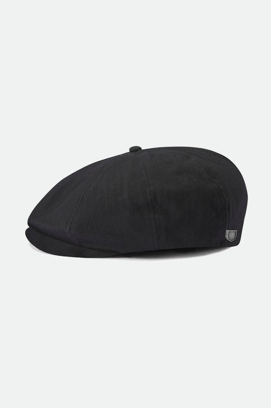 
       Brixton Unisex Brood Newsboy Cap - Black | Main
     