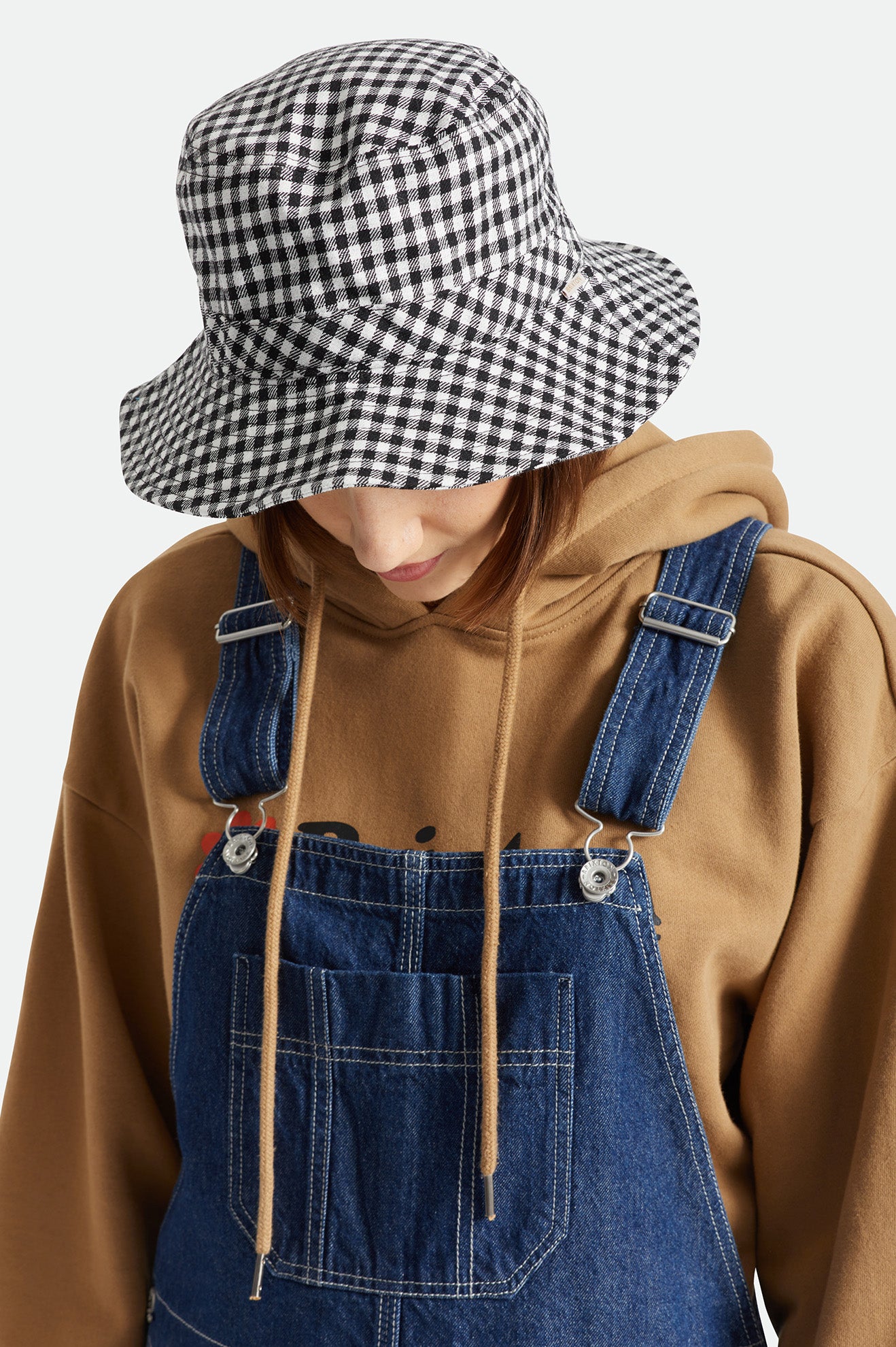 
       Brixton Petra Packable Bucket Hat - Black Gingham
     