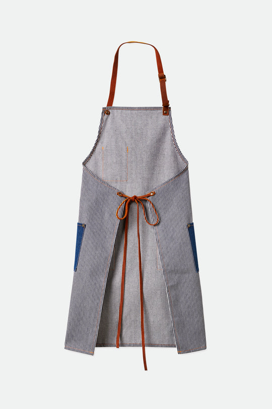 
       Brixton Done Proper Apron - Railroad Stripe/Denim
     