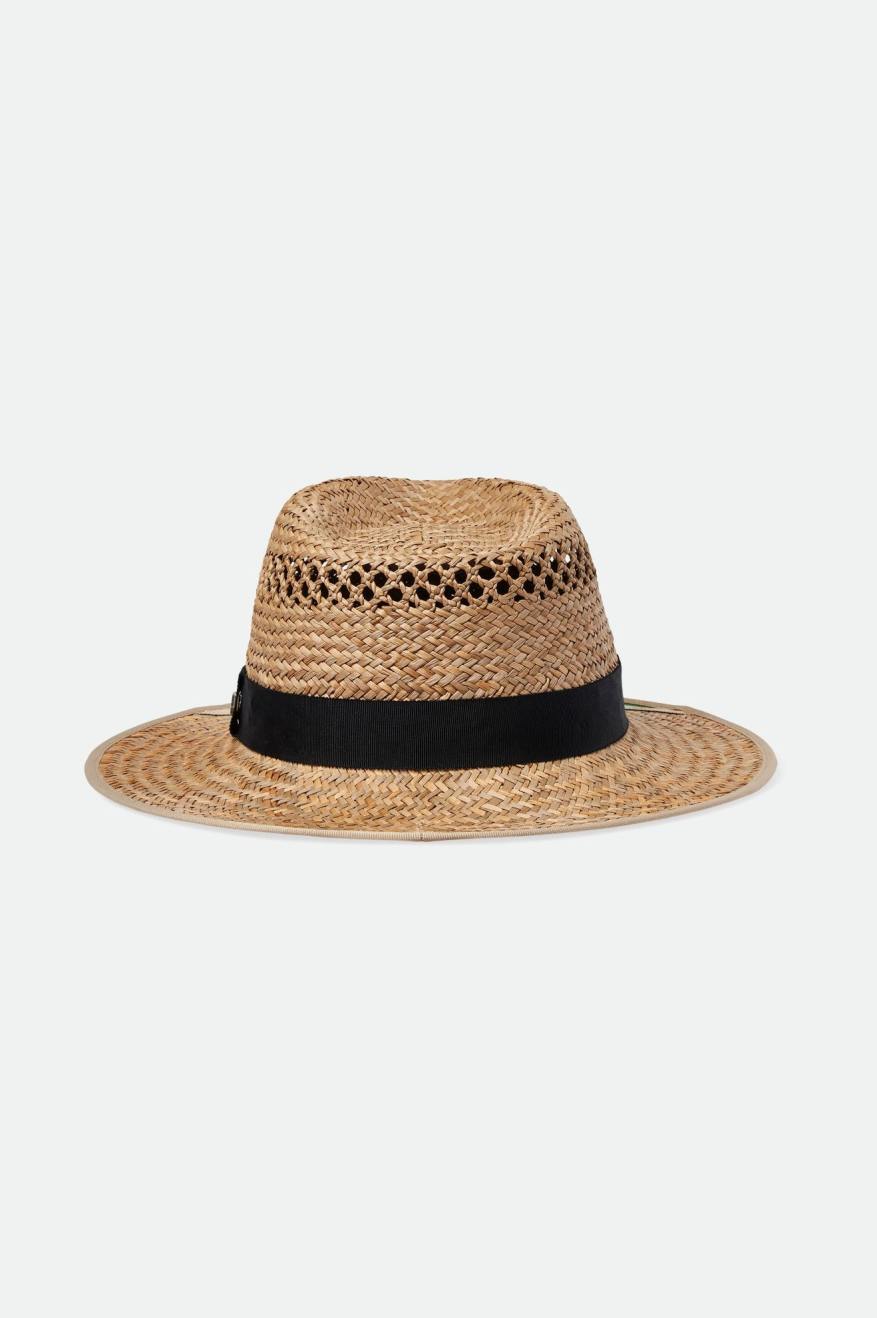 
       Brixton Hunter Straw Fedora - Tan
     