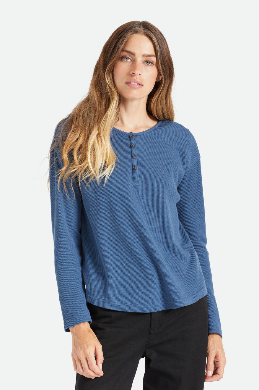 
       Brixton Monty L/S Henley - Joe Blue
     