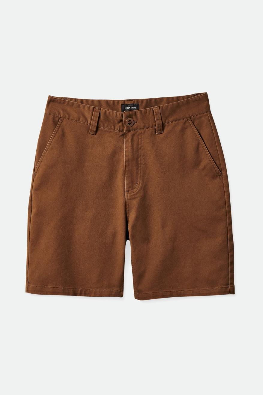 
       Brixton Choice Chino Short 5&quot; - Dark Earth
     