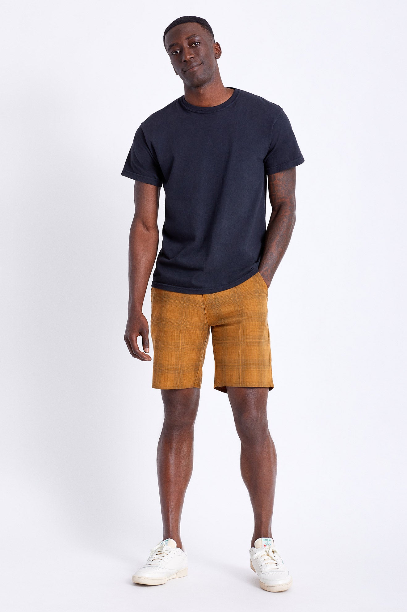 
       Brixton Choice Chino Utility Short - Copper/Steel Blue
     