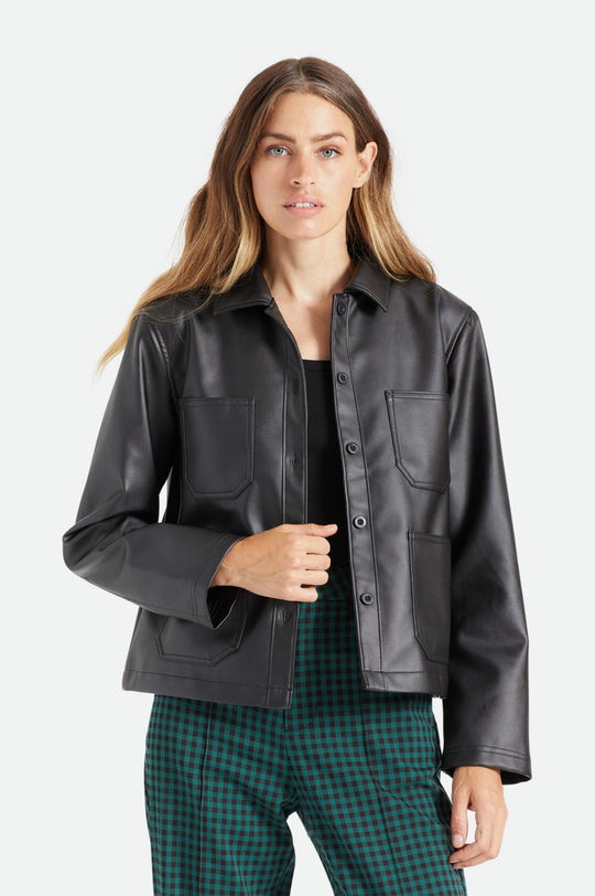 
       Brixton Survey Boxy Chore Coat - Black
     