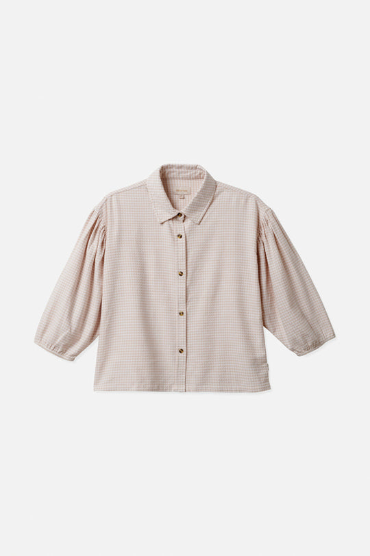 
       Brixton Kane Half Sleeve Woven - Beige Gingham
     