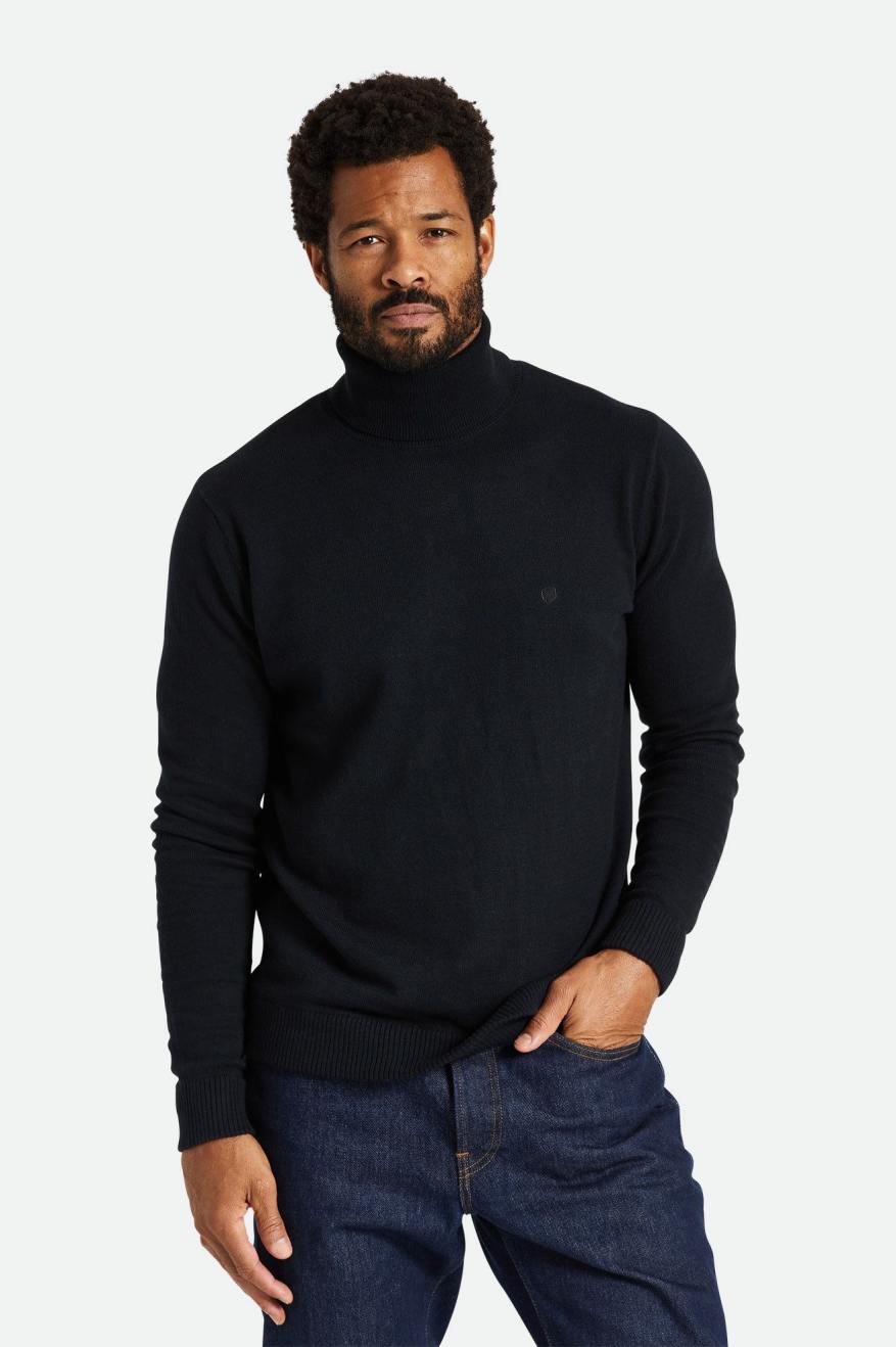 
       Brixton Reserve Cashmere L/S Turtleneck - Black
     