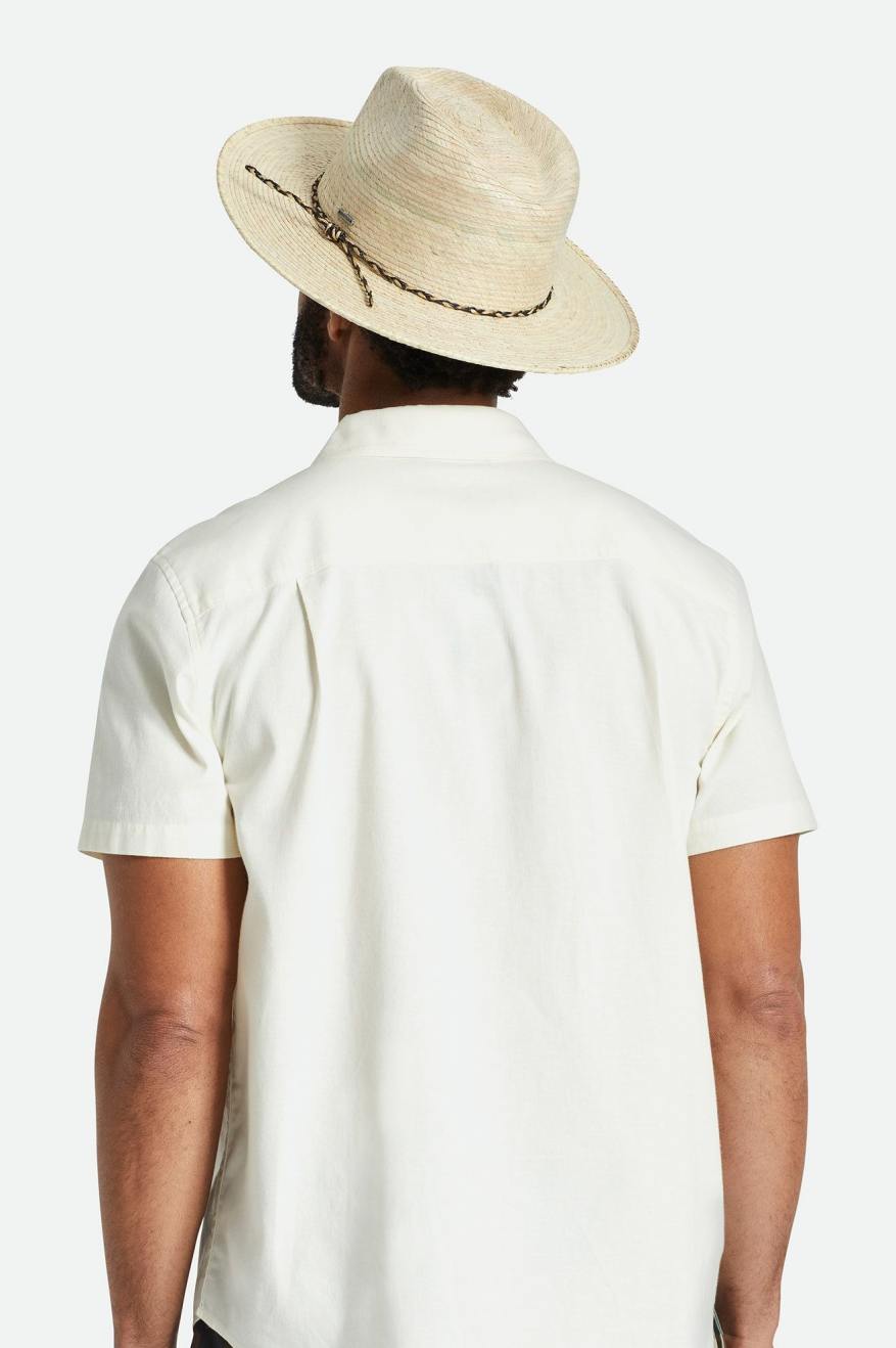 
       Brixton Messer Western Straw Fedora - Natural
     