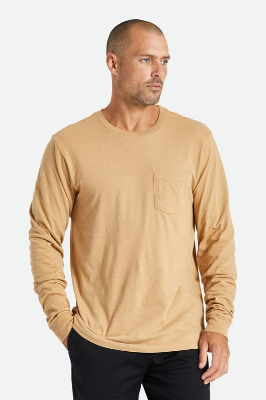 
       Brixton Basic L/S Pocket Tee - Mojave
     