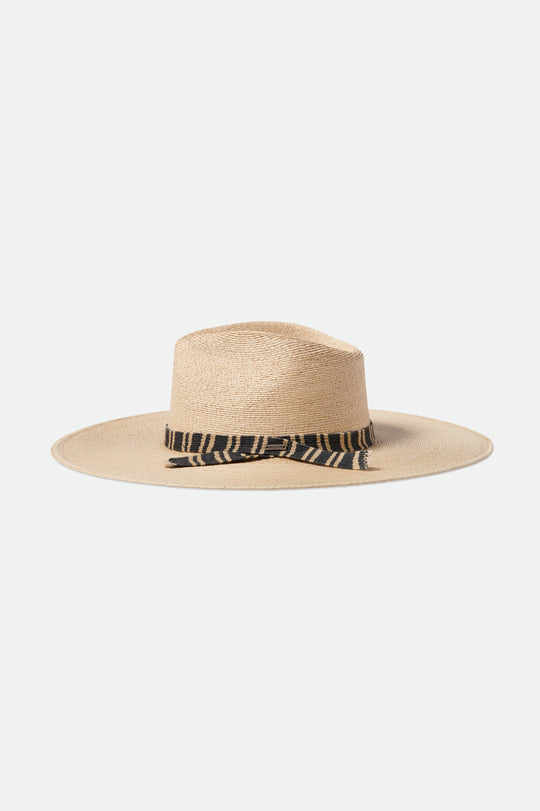 
       Brixton Leigh Straw Fedora - Natural
     